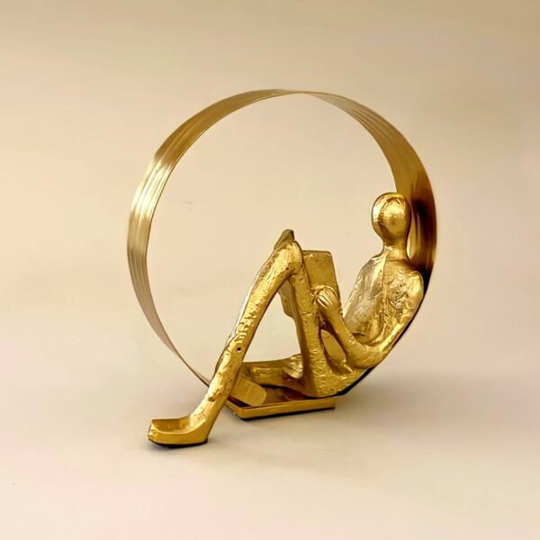 Enlightened Reading Man sculpture