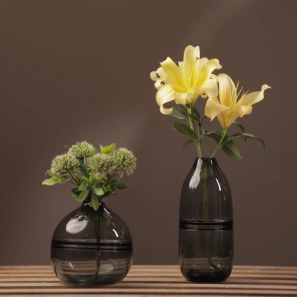 Animus Black Shaded Glass Vases