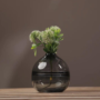 Animus Black Shaded Glass Vases - Small
