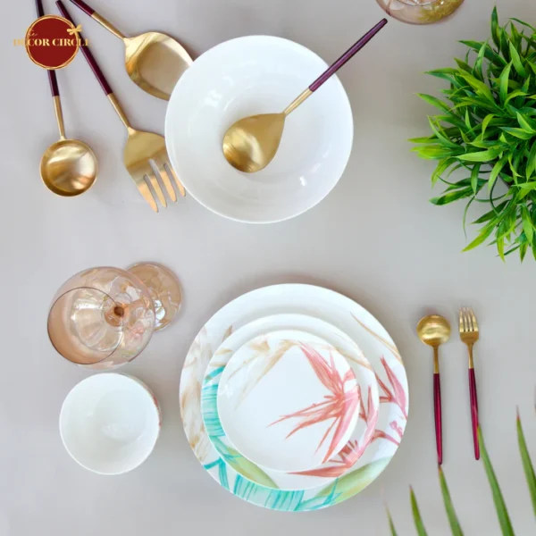 Fabella Rainbow Modern Dinner Set (Set of 27 pcs)