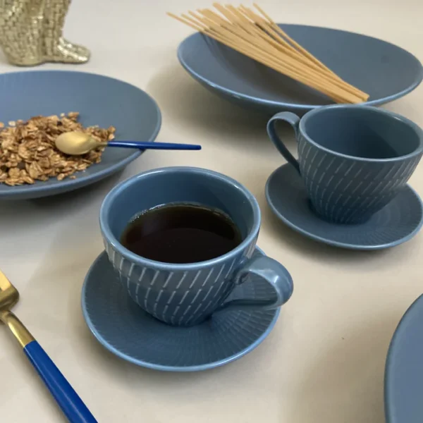 Blue Mangata Expresso Coffee Cup Set