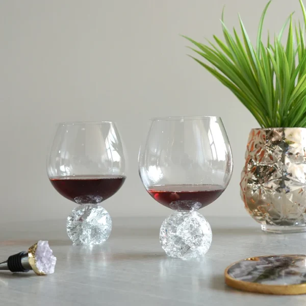Caleo Home Bar Gin/Beer Goblet Glasses (Set of 4)
