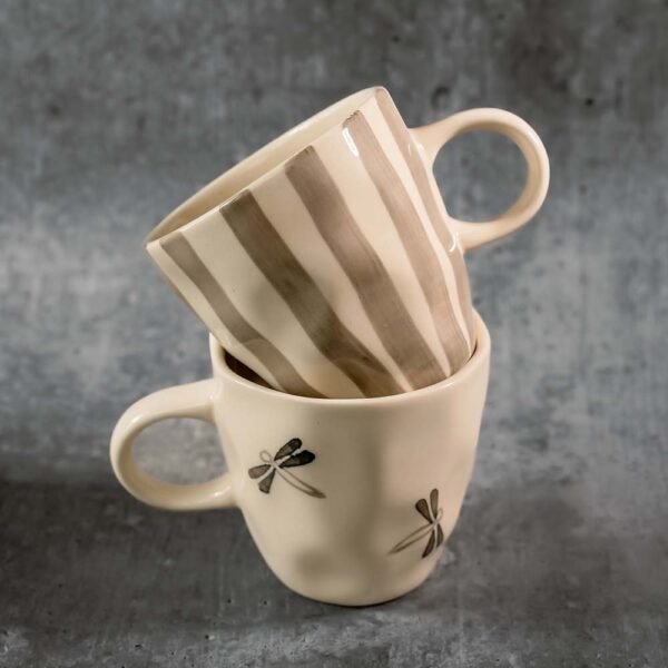 Midnight Dragonfly Mugs (Set of 2)