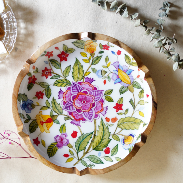 Phool Rangoli Round Platter
