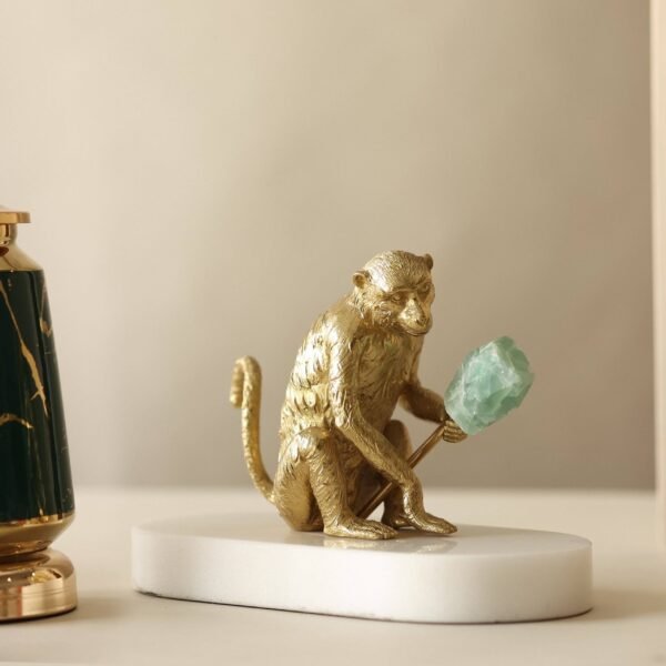 Brass Monkey Sculpture