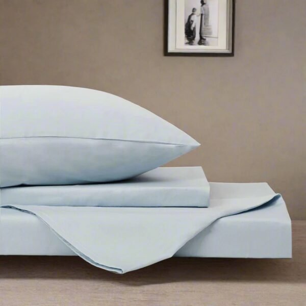Premium Cotton Bedsheet - Blue